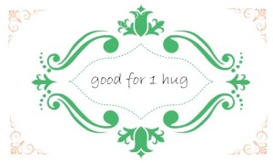 gift coupon -hug