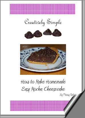 Creatively Simple – How to Make Easy Homemade Mocha Cheesecake